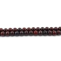 Jaspis Brekzien Perlen, Jaspis Brecciated, rund, poliert, DIY & verschiedene Größen vorhanden, rot, Länge:ca. 38 cm, verkauft von Strang