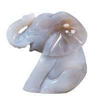 Agate décoration d'objet artisanal, éléphant Vendu par PC