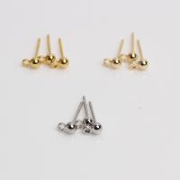 Brass Earring Stud Component, high quality plated 