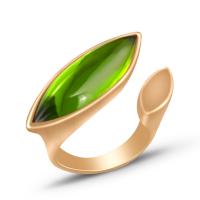 Circón cúbico anillo de dedo de latón, metal, chapado en color dorado, Joyería & para mujer & con circonia cúbica, dorado, 34*11mm,17*6mm, Vendido por UD