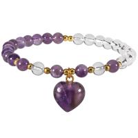 Gemstone Bracelets, Heart & for woman, 15*15mm,6-7mm Approx 7.09 Inch 