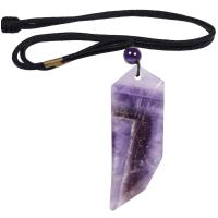 Gemstone Necklaces, with Nylon Cord, Adjustable & Unisex, 53*20*9mm Approx 18.11-25.98 Inch 