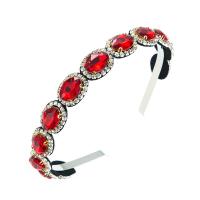 Hair Bands, Zinc Alloy, with Glass Rhinestone & Plastic Pearl, Baroque style & for woman 