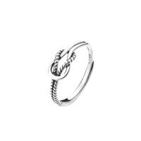 Sterling Silver Finger Ring, 925 Sterling Silver, Adjustable & for woman, silver color 