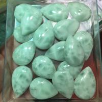 Green Calcite Decoration, Teardrop, polished, light green, 36-40.6mm, Approx 