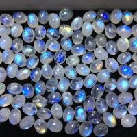 Moonstone Cabochon, Oval, polished, DIY, white Approx 