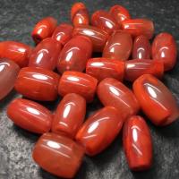 Юньнань красный агат Бусины, Ведро, полированный, DIY, красный, 10-12.5mm, Приблизительно 26ПК/сумка, продается сумка