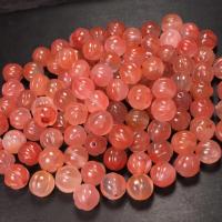 Yunnan Red Agate Abalorio, Calabaza, pulido, Bricolaje, cereza, 8-9mm, aproximado 76T/Bolsa, Vendido por Bolsa