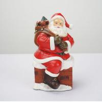 resina Ornamentos de decoración navideña, Papá Noel, Lindo, 95x110x175mm, Vendido por UD