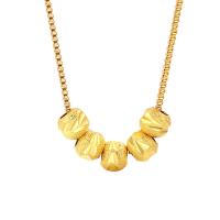 Brass Jewelry Necklace, with 2.36 inch extender chain, plated, for woman Approx 14.96 Inch 