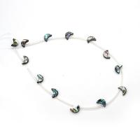 Abalone Shell Beads, Moon, DIY, multi-colored Approx 38 cm 