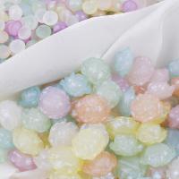 Perles acryliques lustres, Acrylique, Rose, DIY, couleurs mélangées, 20mm Vendu par sac