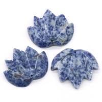 Mixed Gemstone Pendants, Leaf, Carved, DIY 47- 