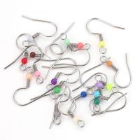 Stainless Steel Hook Earwire, 316 Stainless Steel, DIY, mixed colors, 19mm 