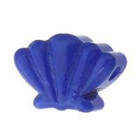 Handgefertigte Lampwork Perlen, Schale, DIY, blau, 15x10x6mm, Bohrung:ca. 2mm, verkauft von PC