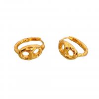 Brass Huggie Hoop Earring, plated, for woman & hollow 18mm 