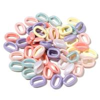 Acrylic Linking Ring, DIY & mixed, mixed colors Approx 