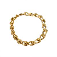 Brass Bracelets, 18K gold plated, Unisex 