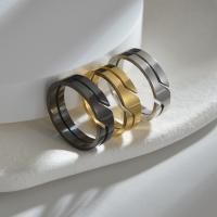 Couple Finger Rings, Titanium Steel, Vacuum Ion Plating, fashion jewelry & Unisex 