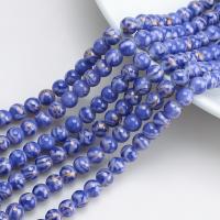 Round Crystal Beads, plated, DIY 8mm, Approx 