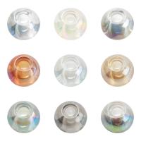 Round Crystal Beads, barrel, plated, DIY Approx 