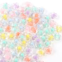 Perlen in Perlen Acrylperlen, Acryl, Blume, Einbrennlack, verschiedene Verpackungs Art für Wahl & DIY & verschiedene Größen vorhanden, gemischte Farben, verkauft von Tasche