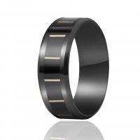 Stainless Steel Finger Ring, 304 Stainless Steel, Vacuum Ion Plating, Unisex 8mm, US Ring 