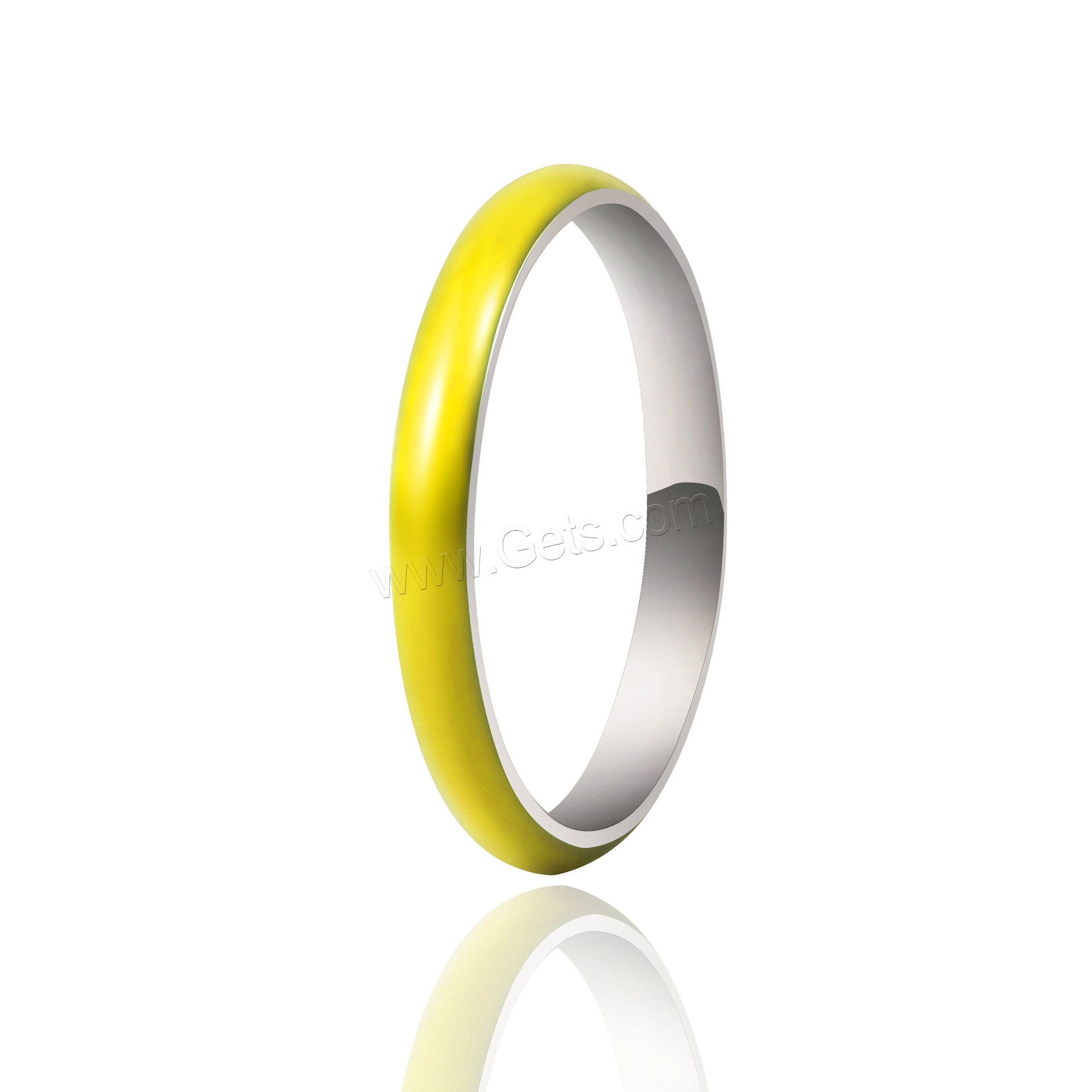 Emaille Edelstahl Ringe, 304 Edelstahl, verschiedene Größen vorhanden & für Frau & Epoxy Aufkleber, keine, 3mm, Größe:5-11, verkauft von PC