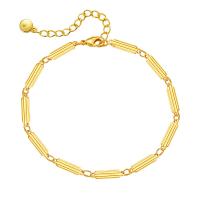Brass Bracelets, 18K gold plated, for woman .69 Inch 