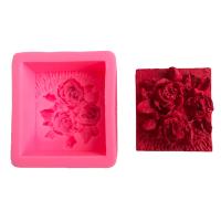 DIY Epoxy Mold Set, Silicone, Rose, pink 