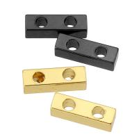 Brass Spacer Beads, Rectangle, plated, DIY Approx 1.5mm 