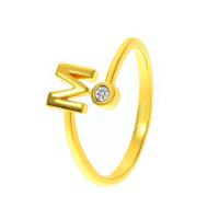 Латунное кольцо с стразами, Латунь, Другое покрытие, ювелирные изделия моды & разные стили для выбора & Женский & со стразами, Много цветов для выбора, продается PC