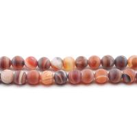 Natural Lace Agate Beads, Round, polished, DIY & frosted, mixed colors Approx 38 cm 
