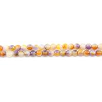 Джейд Радуга, разноцветный нефрит, Круглая, полированный, DIY, разноцветный, 6mm, Приблизительно 62ПК/Strand, продается Strand