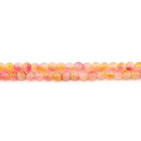 Regenbogen Jade, rund, poliert, DIY, orange, 10mm, ca. 38PCs/Strang, verkauft von Strang