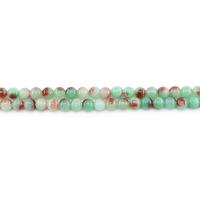 Regenbogen Jade, rund, poliert, DIY, grün, 10mm, ca. 38PCs/Strang, verkauft von Strang