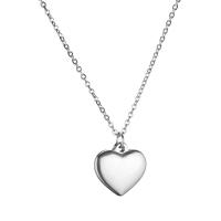 Stainless Steel Jewelry Necklace, 304 Stainless Steel, Heart, Vacuum Ion Plating, fashion jewelry & for woman 1.2mm Approx 19.68 Inch 