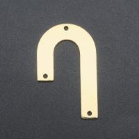 Titanium Steel Connector, gold color plated gold 