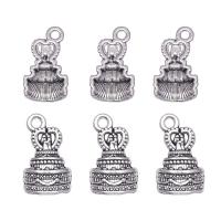 Zinc Alloy Jewelry Pendants, Cake, antique silver color plated, Unisex Approx 
