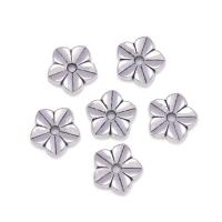 Zinc Alloy Spacer Beads, Flower, antique silver color plated, DIY, 11mm, Approx 