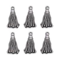 Zinc Alloy Jewelry Pendants, Tassel, antique silver color plated, Unisex Approx 