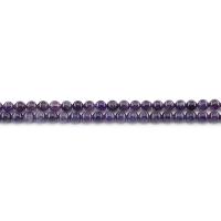 Natural Amethyst Beads, Round, polished, DIY purple Approx 38 cm 