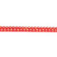 Круглые хрустальные бусины, красный агат, с Кристаллы, Круглая, полированный, DIY & различные материалы для выбора & разный размер для выбора & бронзирование, красный, длина:Приблизительно 38 см, продается Strand