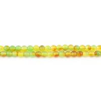 Regenbogen Jade, rund, poliert, DIY, grün, 6mm, ca. 62PCs/Strang, verkauft von Strang