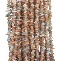 Sun Agate Beads, irregular, polished, DIY Approx 80 cm, Approx 