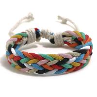 Fashion Create Wax Cord Bracelets, knit, fashion jewelry & Unisex 17-18cm 