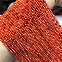 Natural Red Agate Beads, Abacus, polished, DIY & faceted cm 