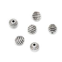 Zinc Alloy Jewelry Beads, barrel, antique silver color plated, DIY, 7.87mm, Approx 