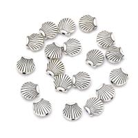 Zinc Alloy Jewelry Beads, Shell, antique silver color plated, DIY, 8.72mm, Approx 
