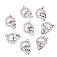 Zinc Alloy Jewelry Pendants, Helmet, antique silver color plated, Unisex Approx 